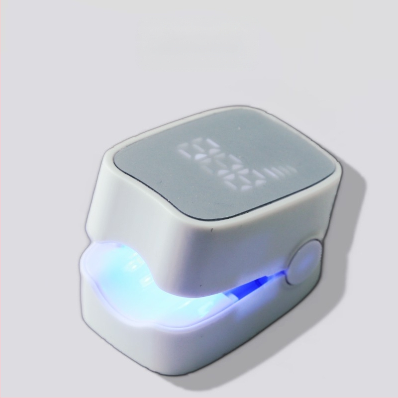 Nešiojama manikiūro lempa su skaitmeniniu ekranu, įkraunama, trys LED šviesos