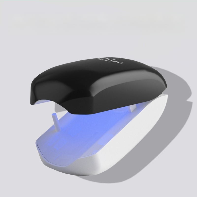 Nešiojama manikiūro lempa su skaitmeniniu ekranu, įkraunama, trys LED šviesos