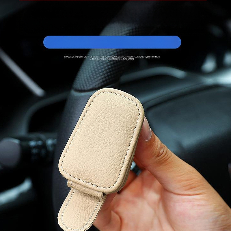 PVC κλιπ γυαλιών αυτοκινήτου με θήκη αποθήκευσης γυαλιών ηλίου και δυνατότητα προσαρμογής