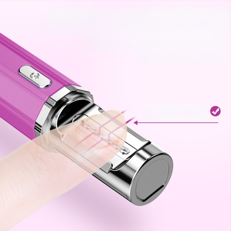 Elektronikus körömreszelő – kompakt, újratölthető, modell NMG-Z158, rozsdamentes acél, 230 g, mindennapi otthoni használatra