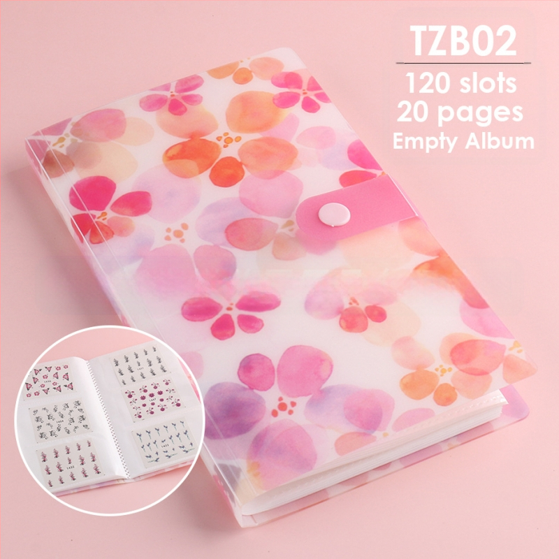 Βιβλίο αυτοκόλλητων νυχιών με μεγάλο χώρο αποθήκευσης και προβολής για νύχια, SWEET TREND OEM, πλαστικό, προέλευση Γκουανγκντόνγκ, 20 φύλλα