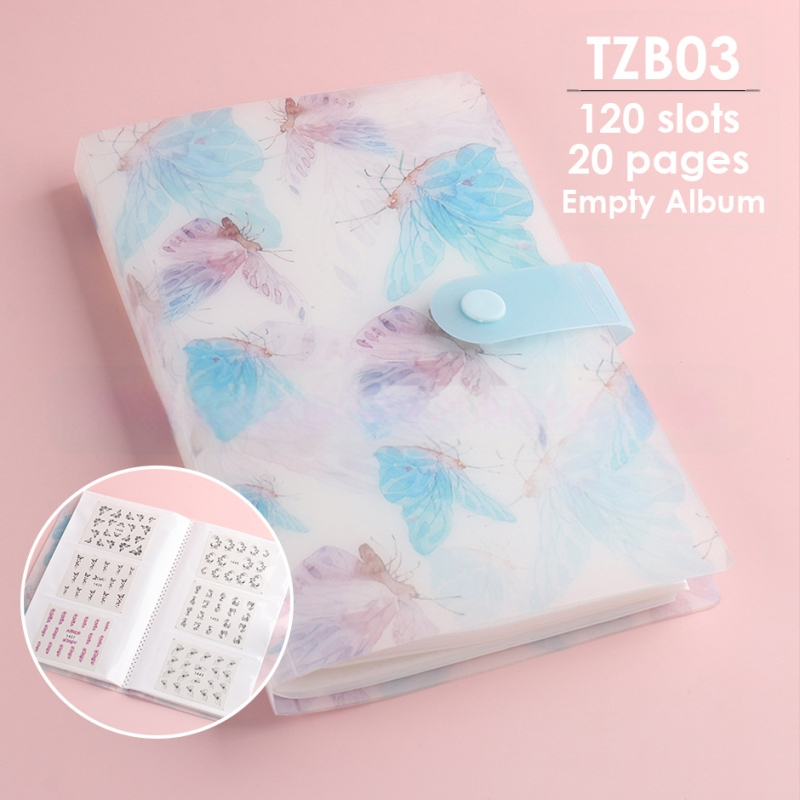 Βιβλίο αυτοκόλλητων νυχιών με μεγάλο χώρο αποθήκευσης και προβολής για νύχια, SWEET TREND OEM, πλαστικό, προέλευση Γκουανγκντόνγκ, 20 φύλλα