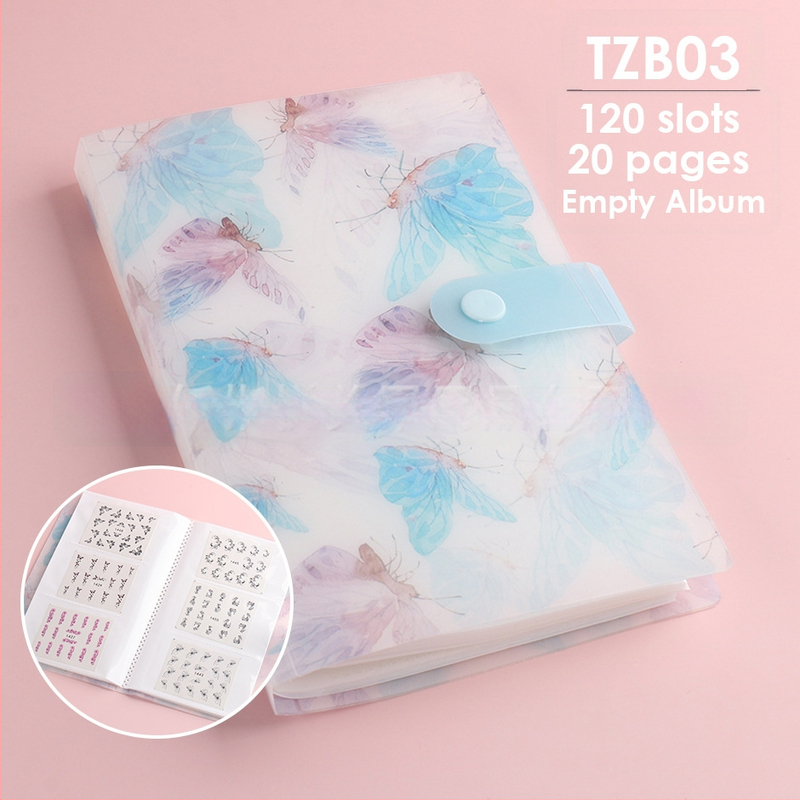 Βιβλίο αυτοκόλλητων νυχιών με μεγάλο χώρο αποθήκευσης και προβολής για νύχια, SWEET TREND OEM, πλαστικό, προέλευση Γκουανγκντόνγκ, 20 φύλλα