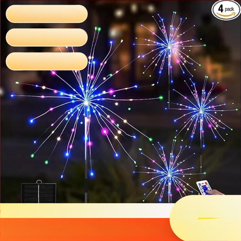 Соларна лампа с глухарчеобразна нишка за външен двор, модел BX007, IP65, светлинна мощност 5000, вход ≤36V