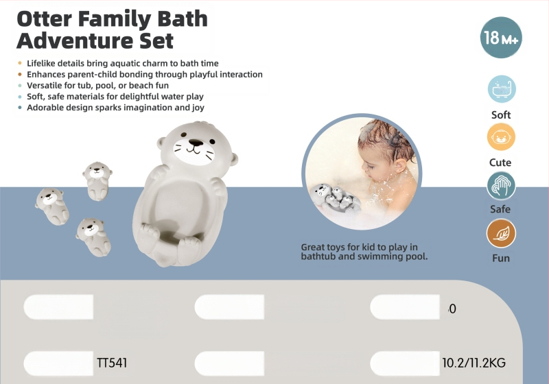 Vinila bērnu vannas rotaļa – plūstoša kognitīvā rotaļlieta zīdaiņiem no 0 līdz 3 gadiem, 3C sertifikāts, kods 2024152202053773