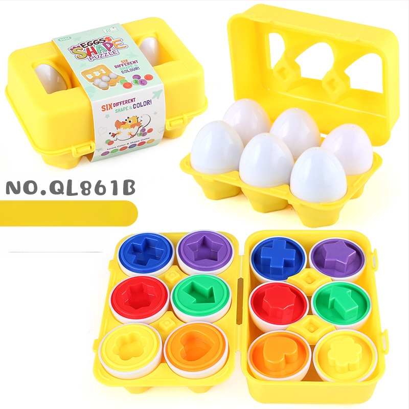 DIY saliekamā spēle pāriem geometrijas formu atpazīšanai – plastmasas rotaļlieta zīdaiņiem 0–3 gadi, veicina roku-acu koordināciju, sensorisko un kognitīvo attīstību.