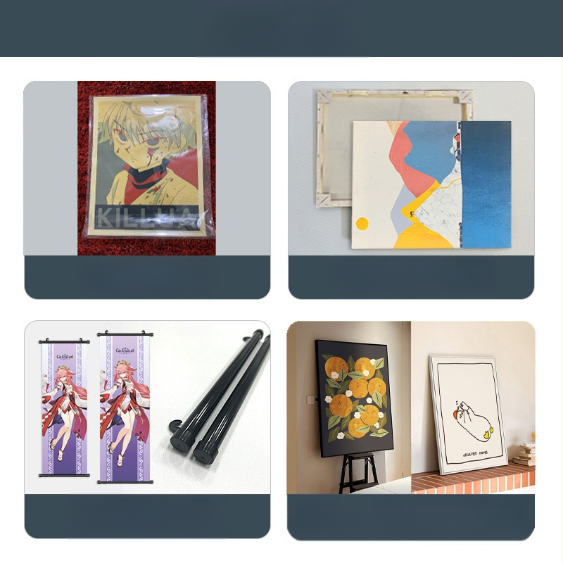 Безрамкова платнена картина с абстрактен автомобил – двупанелна стенна декорация