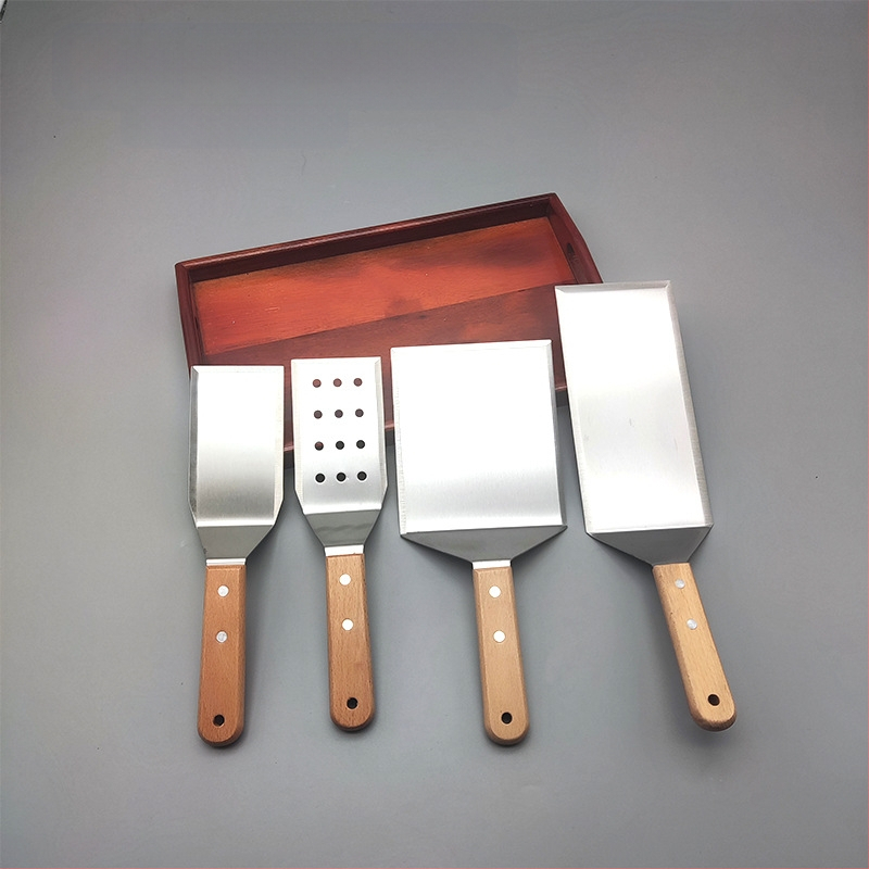 Barbekiu mentele iš nerūdijančio plieno (Medžiaga: nerūdijantis plienas; Komponentas: mentele; Stilius: modernus ir minimalistinis)