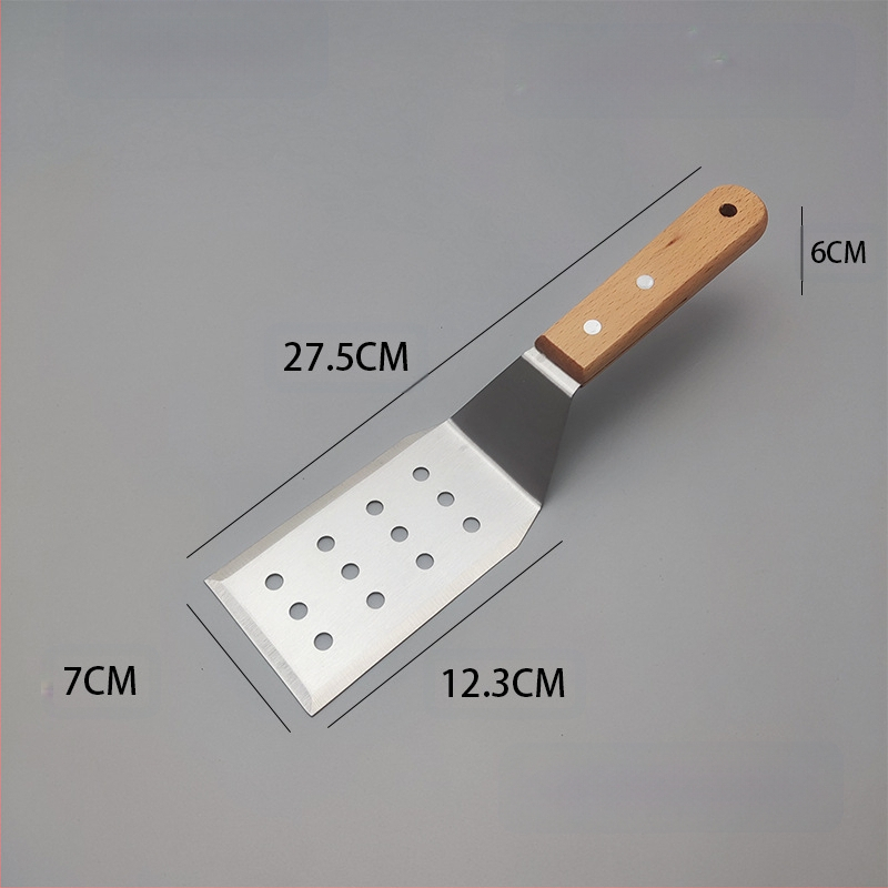 Barbekiu mentele iš nerūdijančio plieno (Medžiaga: nerūdijantis plienas; Komponentas: mentele; Stilius: modernus ir minimalistinis)