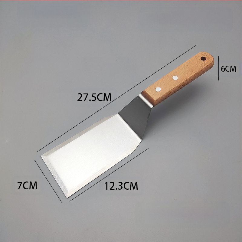 Barbekiu mentele iš nerūdijančio plieno (Medžiaga: nerūdijantis plienas; Komponentas: mentele; Stilius: modernus ir minimalistinis)