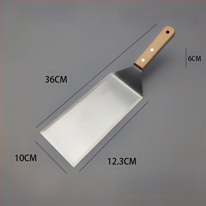 Barbekiu mentele iš nerūdijančio plieno (Medžiaga: nerūdijantis plienas; Komponentas: mentele; Stilius: modernus ir minimalistinis)