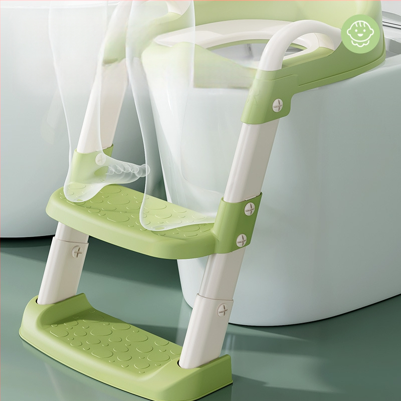 Vaikų sulankstoma laiptinė WC sėdynė su rankenėlėmis (PP medžiaga, kilmė Zhejiang, prekė Yutong, pakuotė kartoninė)