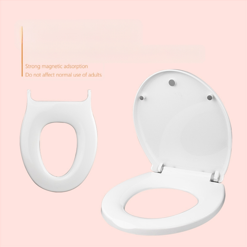 Univerzalni poklop za WC s mekim zatvaranjem, dvostruka uporaba za odrasle i djecu, PP ploča, razmak rupa 11–18 cm, uobičajeni način ugradnje