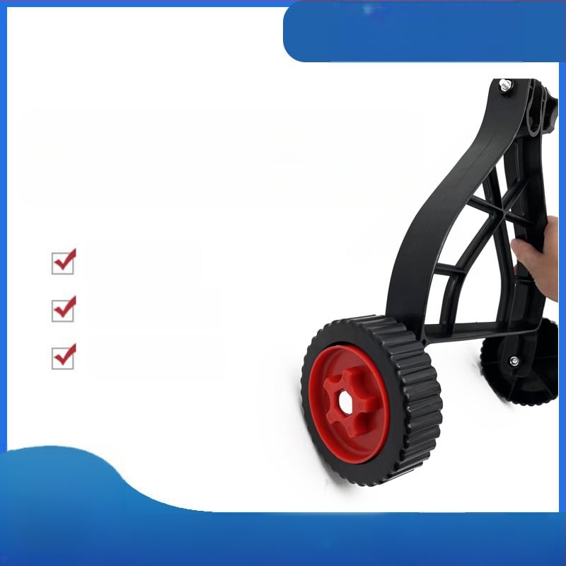 Accesoriu pentru roată de la mașina de tuns iarba cu cadru auxiliar — compatibil cu împingerea manuală, pentru unelte electrice cu baterie litiu și motoare pe benzină, marca Si qiongge