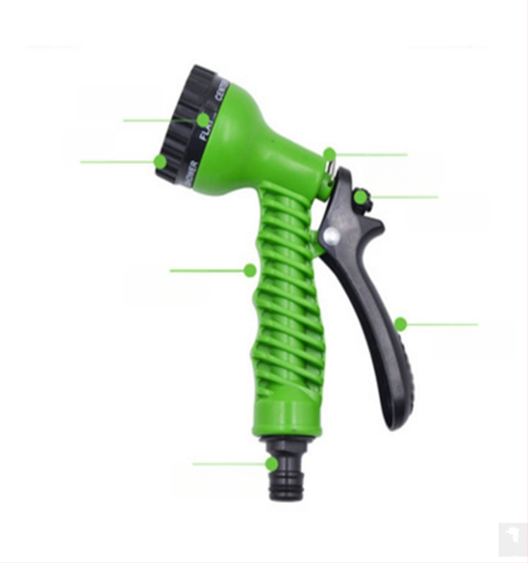 Σετ πιστόλι νερού για πλύσιμο αυτοκινήτου και κήπου, 7 ρυθμιζόμενες λειτουργίες, ABS κατασκευή, Ying Xuan Agriculture