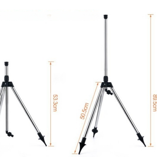 Σετ τρίποδη βάση για ψεκαστήρα από ανοξείδωτο ατσάλι με κινητή ακροφύσιο, χωρητικότητα 550 L, περιστροφή 360°