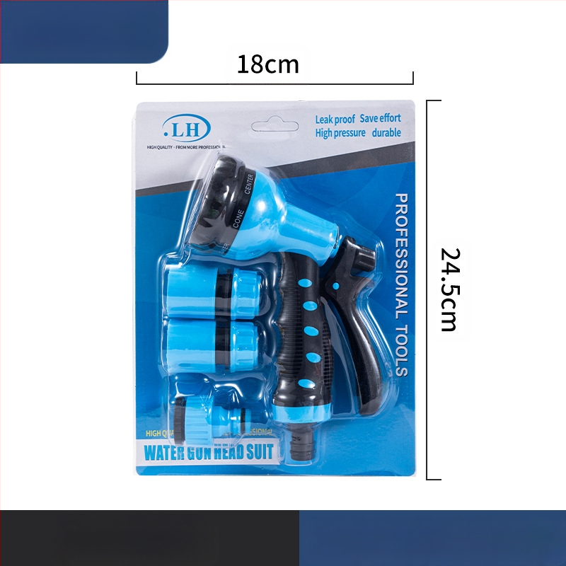 Σετ ψεκαστήρα νερού Yihu με 7 λειτουργίες για πλύσιμο αυτοκινήτου, πότισμα κήπου και καθάρισμα δαπέδων