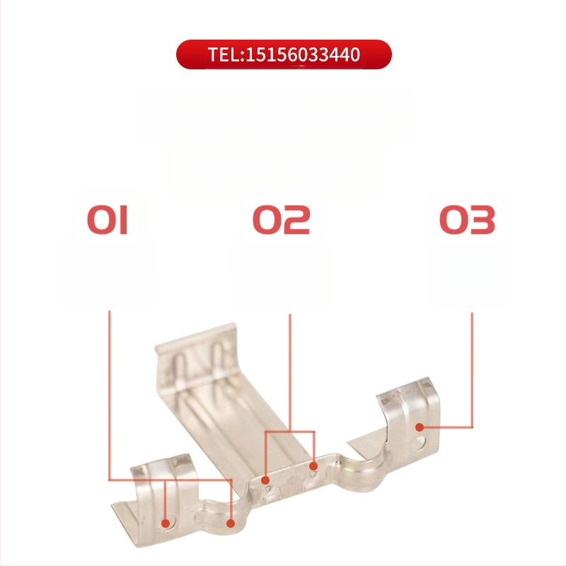 304 неръждаема стомана клип за водоводен водач за фотоволтаичен модул, упътване на тиня, отклонение, автоматично почистване на прах и дренажна щипка