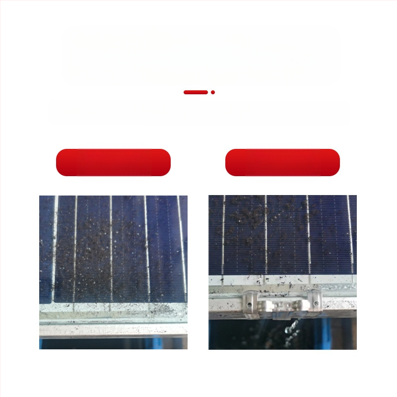 304 неръждаема стомана клип за водоводен водач за фотоволтаичен модул, упътване на тиня, отклонение, автоматично почистване на прах и дренажна щипка