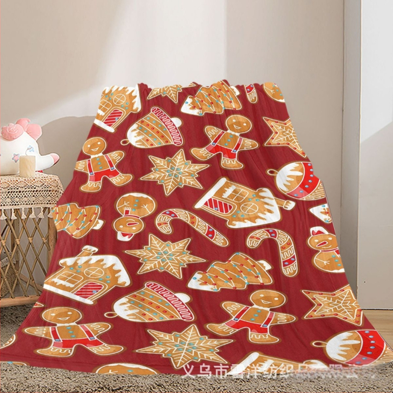 Flanelės antklodė su geometrijos raštu, poliesterio pluoštas, svoris mažiau nei 300 g, apdorojimo pritaikymas, naujas kinų stilius