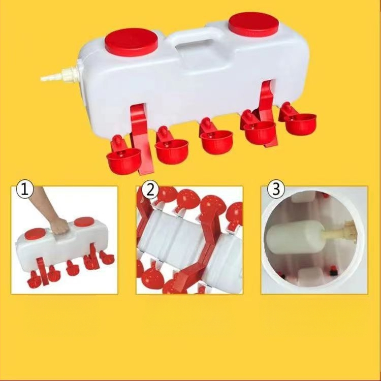 Automata itatóvödör baromfiak számára – univerzális csirkékhez, kacsákhoz és ludakhoz; Sailing márka; alkalmas állattenyésztésre