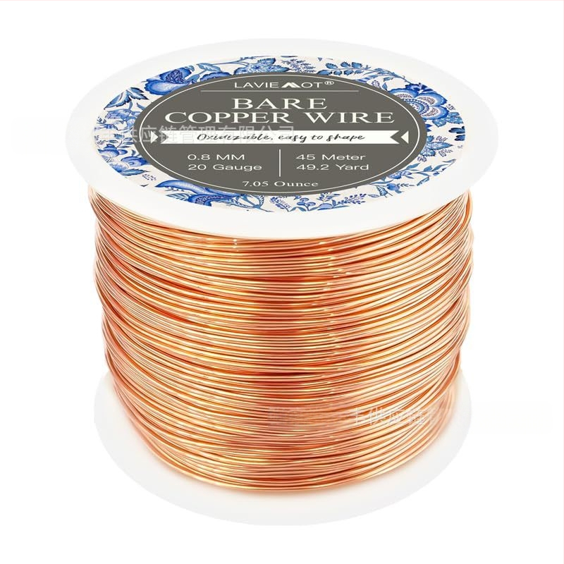 Χαλκού σύρμα για κοσμήματα – καθαρός χαλκός, μάρκα LAVIEMOT, 230 g