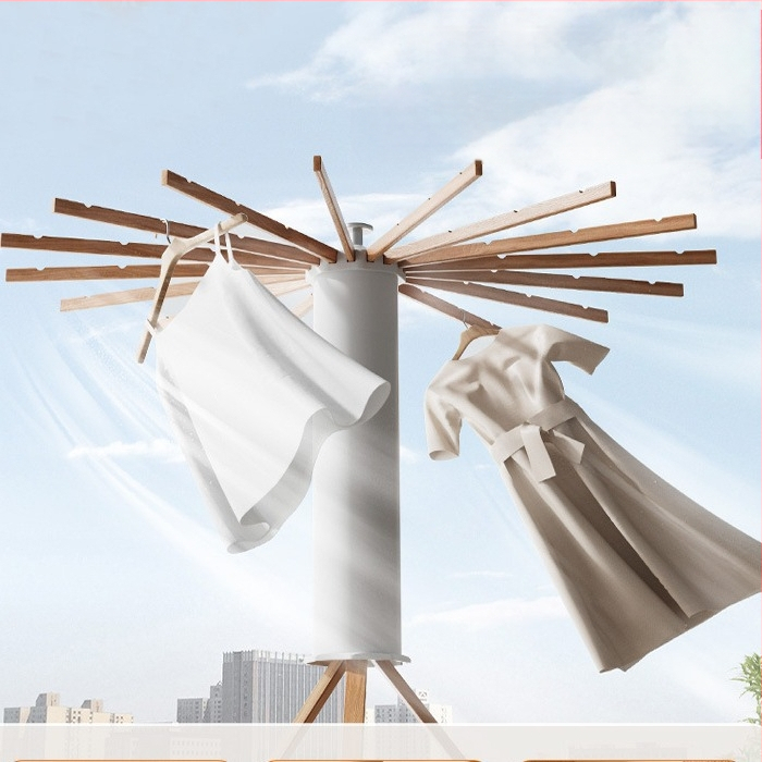 Pastatomas skalbinių džiovyklė aštuonkojų formos, sulankstoma, teleskopinė, aliuminio lydinys, modelis LDA018