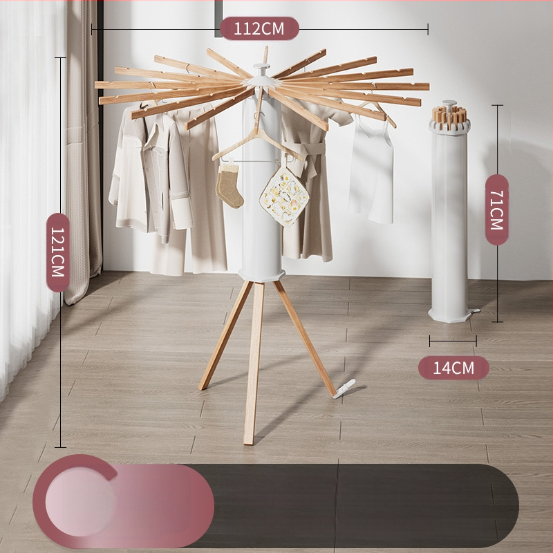 Pastatomas skalbinių džiovyklė aštuonkojų formos, sulankstoma, teleskopinė, aliuminio lydinys, modelis LDA018