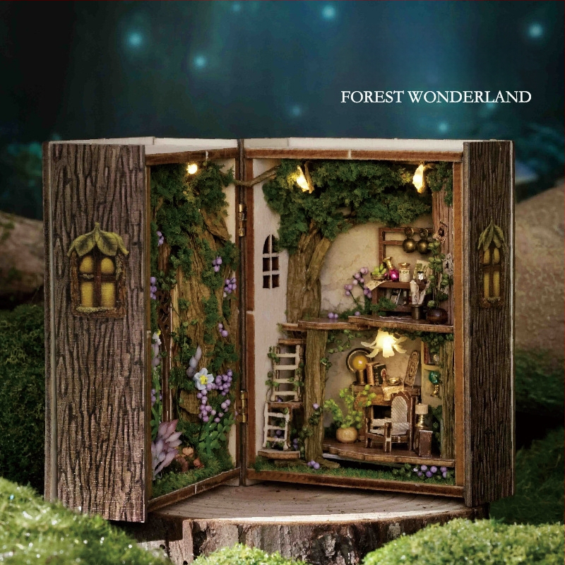 DIY ξύλινο μικρομοντέλο καλύβας-καταστήματος - χειροποίητο εκπαιδευτικό παιχνίδι από Wise House, ηλικίες 15–35