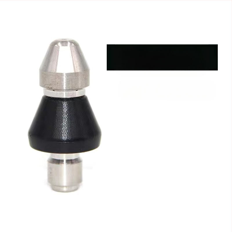 Ανοξείδωτο ακροφύσιο καθαρισμού αποχέτευσης σωλήνων, 1/4 ιντσών γρήγορη σύνδεση, 6 ακροφύσια