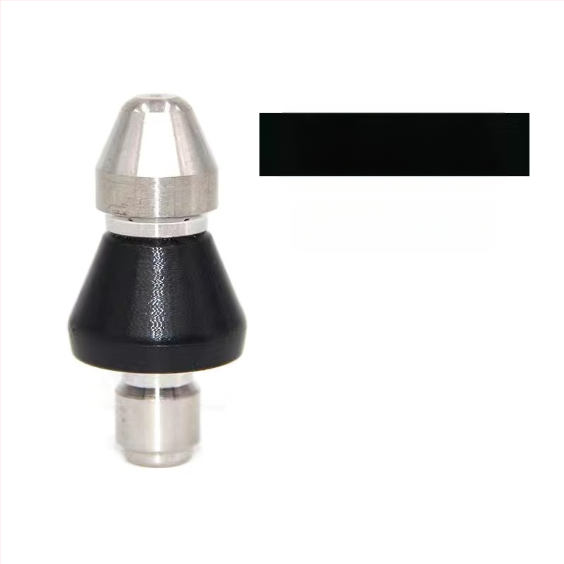 Ανοξείδωτο ακροφύσιο καθαρισμού αποχέτευσης σωλήνων, 1/4 ιντσών γρήγορη σύνδεση, 6 ακροφύσια