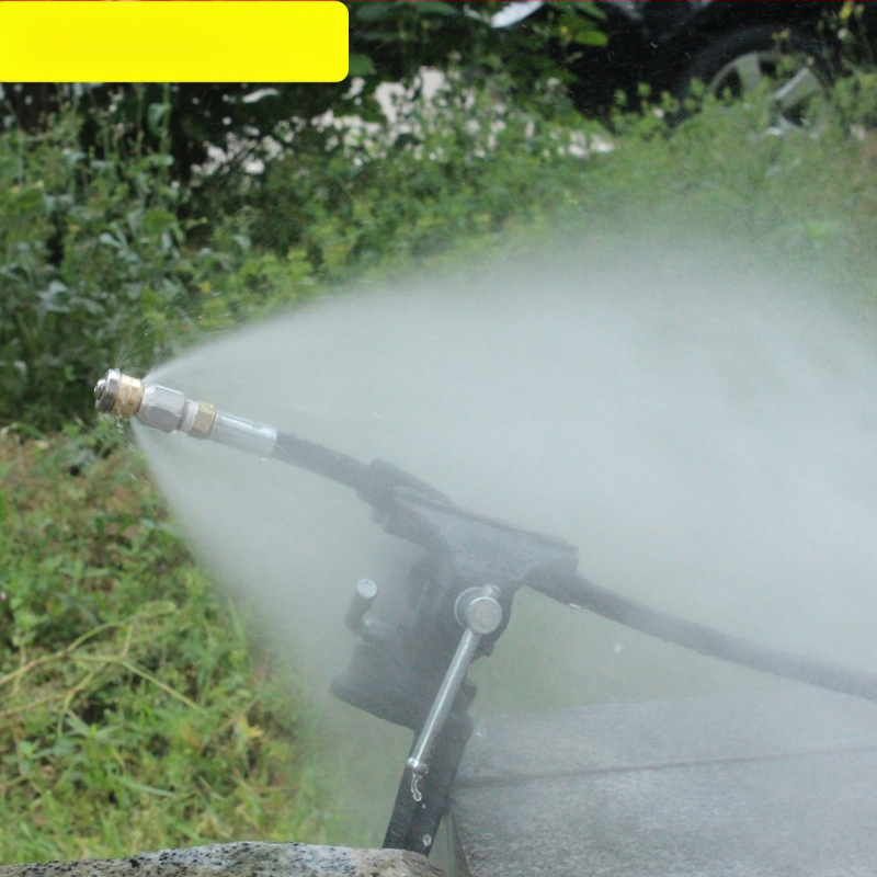 Σετ σωλήνα υψηλής πίεσης για καθαρισμό αγωγών με 1 εμπρός ακροφύσιο και 3 πίσω ακροφύσια, 1/4 γρήγορη σύνδεση και 6 εξαρτήματα, ανοξείδωτο ατσάλι