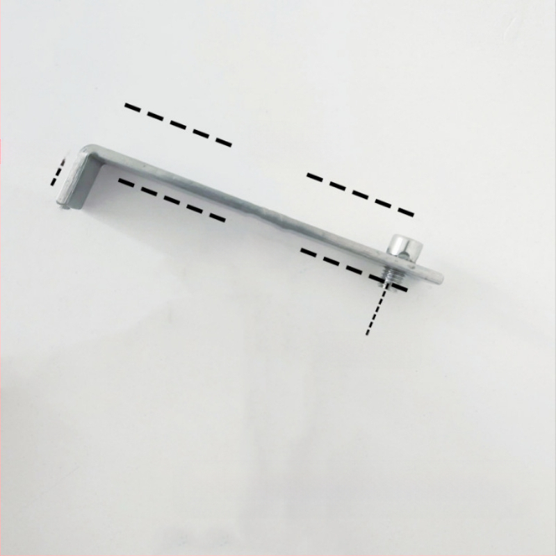 Ανοξείδωτος τηλεσκοπικός βραχίονας με επίπεδη γάντζο, λειτουργία τοποθέτησης, 3–6 τμήματα, 0,3–1,5 kg, εξωτερική χρήση