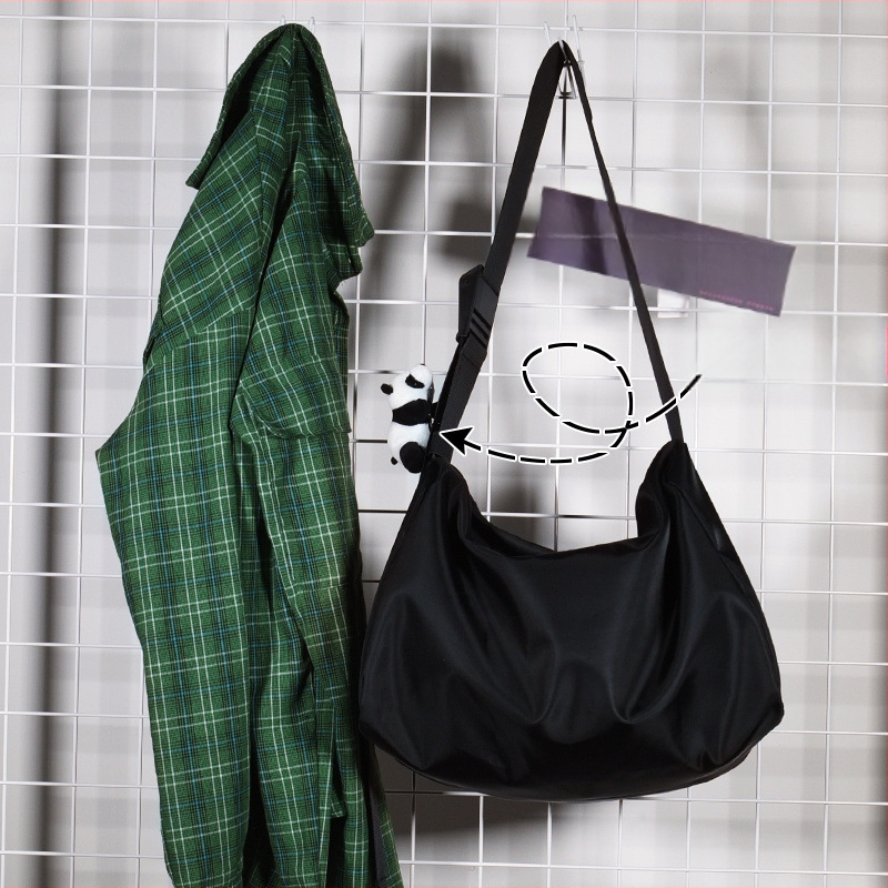 Vyrų pečių rankinė, poliesterio medžiaga su poliesterio pamušalu, kasdienė crossbody skirta verslo kelionėms, 2025 m. pavasaris