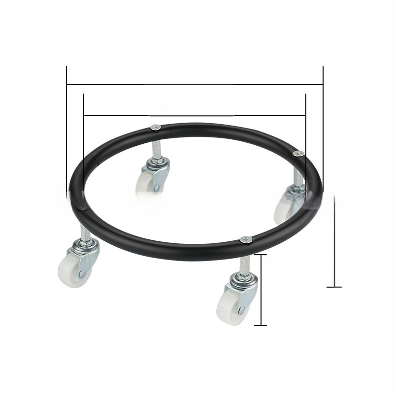 Daugiafunkcis virtuvės laikiklis su ratukais – nerūdijantis plienas, judantis dujų balionų laikiklis