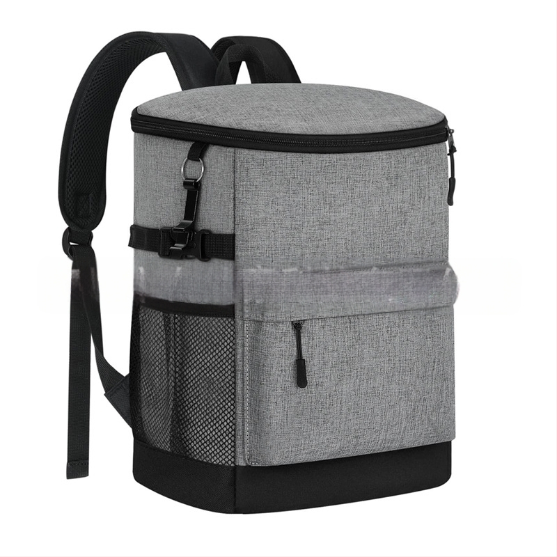 Išorinis izoliacinis kuprinė šaldymui, talpa 17 L, telpa iki 30 skardinių, poliesterio medžiaga, nešiojamas su greitu aušinimu