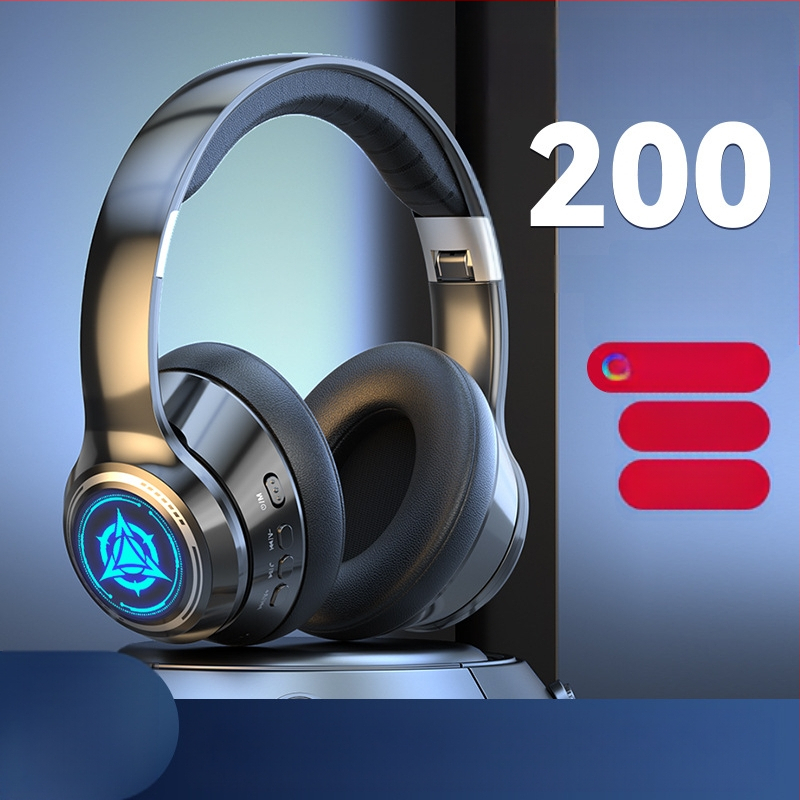 Bezvadu Bluetooth austiņas ar mikrofonu, spēļu stereo austiņas, 3,5 mm ligzda, OEM gatavas