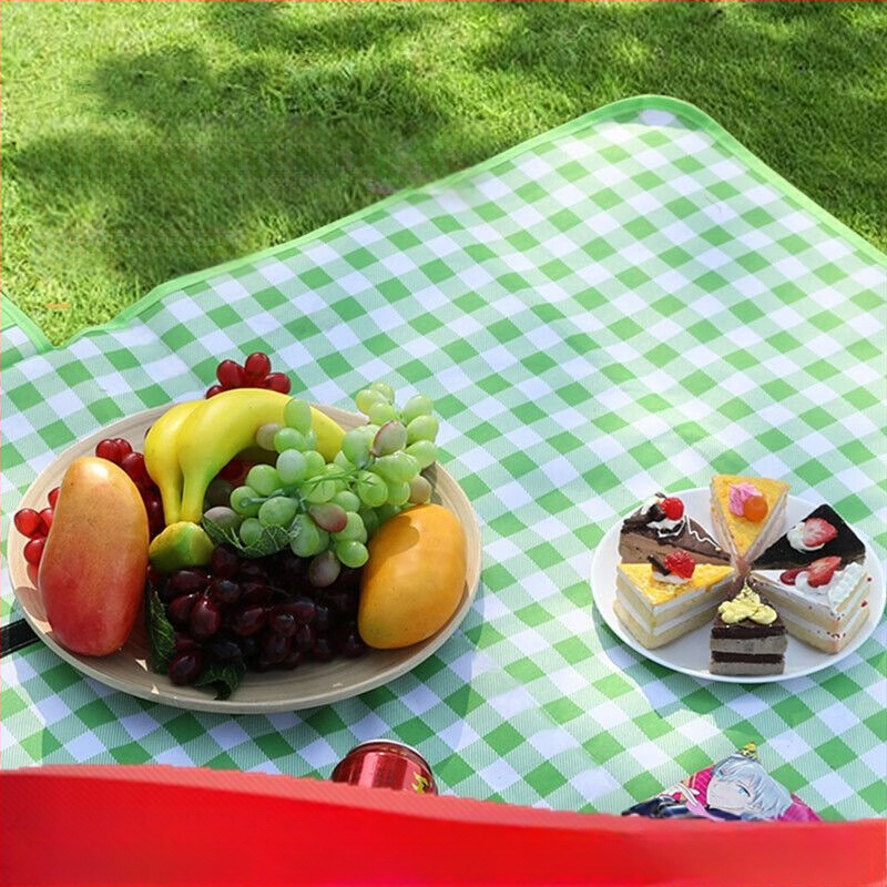 Āra piknika paklājs, pārnēsājams, ūdensizturīgs no netkāta auduma, Oxford netkātais audums, piemērots 1–8 personām