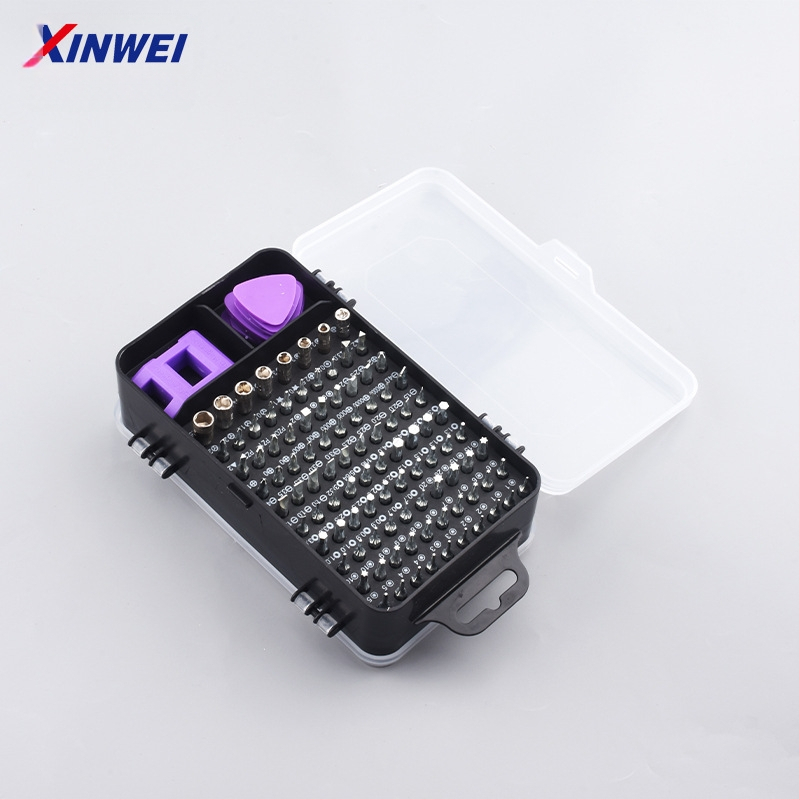 115-in-1 atsuktuvų rinkinys iš chrome-vanadžio plieno laikrodžių, kompiuterių ir išmaniųjų telefonų demontavimui