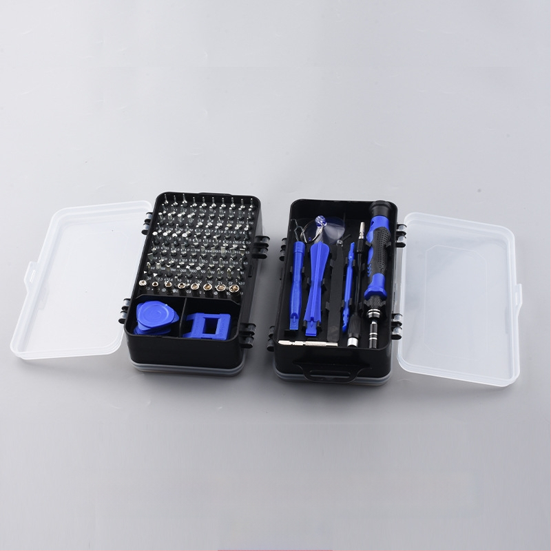 115-in-1 atsuktuvų rinkinys iš chrome-vanadžio plieno laikrodžių, kompiuterių ir išmaniųjų telefonų demontavimui