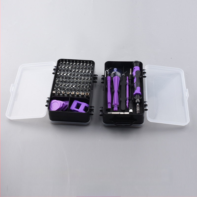 115-in-1 atsuktuvų rinkinys iš chrome-vanadžio plieno laikrodžių, kompiuterių ir išmaniųjų telefonų demontavimui