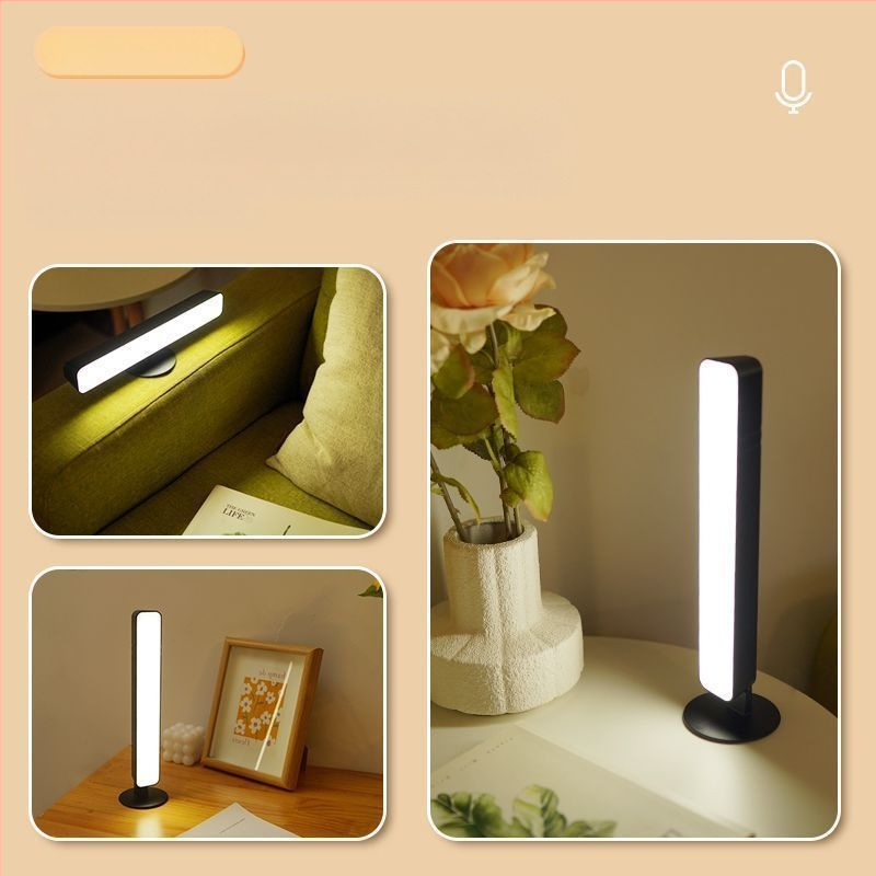 LED λαμπτήρας ανάγνωσης με φωνητικό έλεγχο για φοιτητικό δωμάτιο, προστασία ματιών, USB τροφοδοσία, CRI ≥95