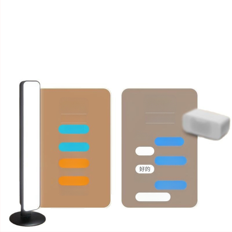 LED λαμπτήρας ανάγνωσης με φωνητικό έλεγχο για φοιτητικό δωμάτιο, προστασία ματιών, USB τροφοδοσία, CRI ≥95