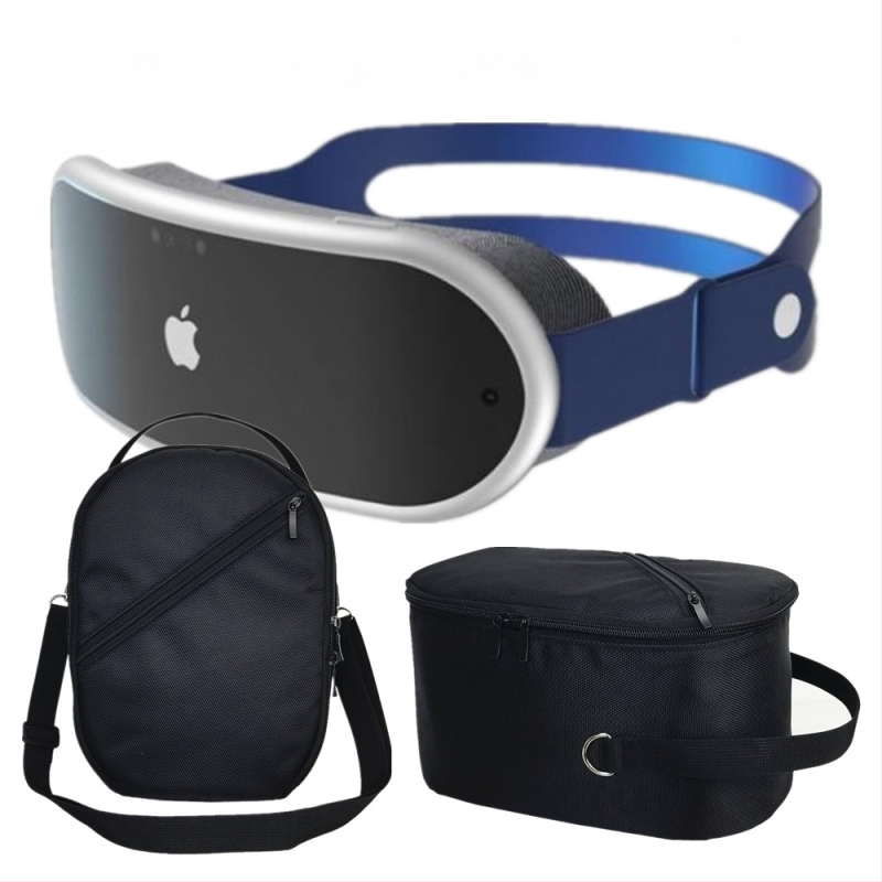 VR чанта за съхранение на Apple Vision Pro очила, 1680D Oxford платно, съвместима с PSVR2, Meta Quest 2 и Quest Pro, тегло 0,32 кг