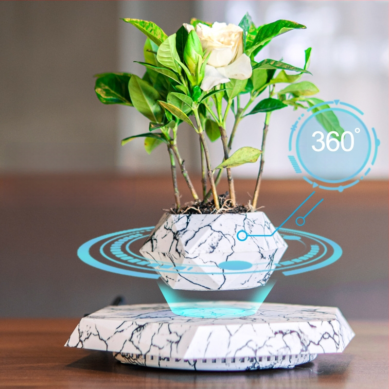 Μαγνητικά αιωρούμενο μπονσάι, ABS υλικό, μοντέρνο στυλ τέχνης, ημι-χειροποίητη και ημι-μηχανική κατασκευή, κατάλληλο δώρο για επιχειρήσεις και προωθητικά δώρα