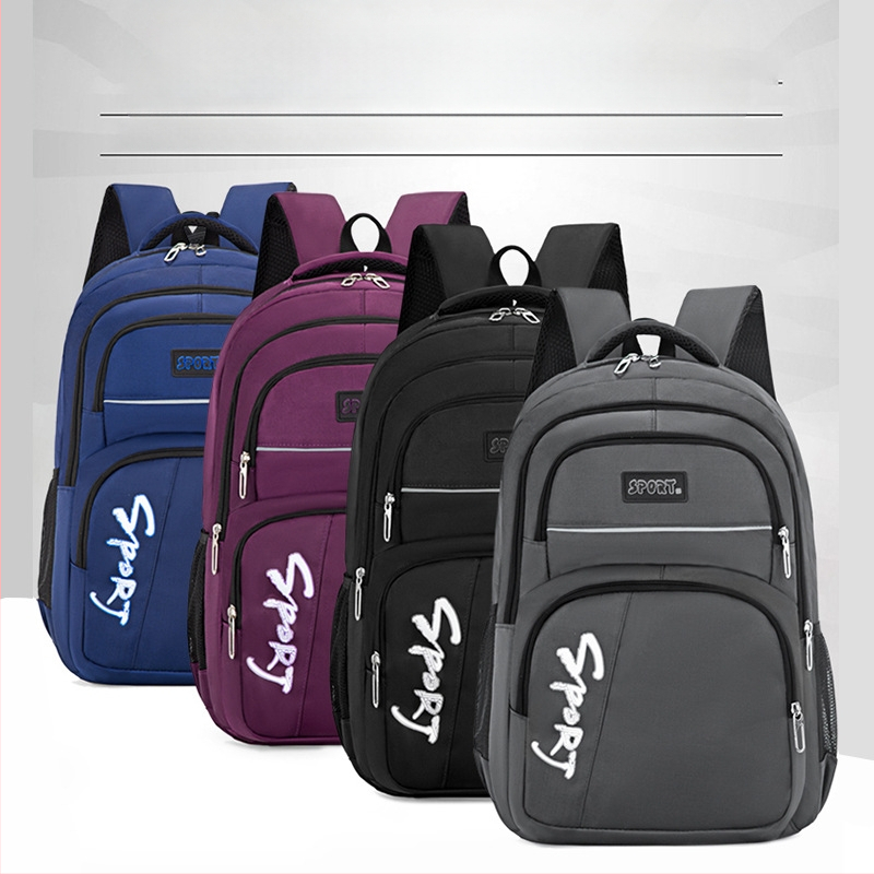 Oxford auduma mugursoma, saderīga ar 16 collu klēpjdatoru, ietilpība zem 20 litriem, ģeometrijisks raksts, pilsētas minimalistiskais stils