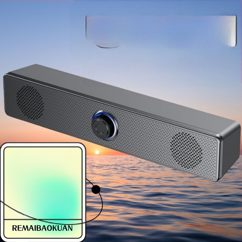 Настолни Bluetooth колонки за компютър, USB вход, 2.0 стерео, 6W мощност, 5V захранване