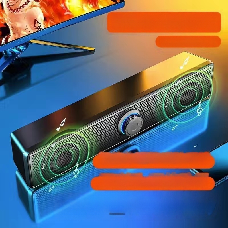 Настолни Bluetooth колонки за компютър, USB вход, 2.0 стерео, 6W мощност, 5V захранване