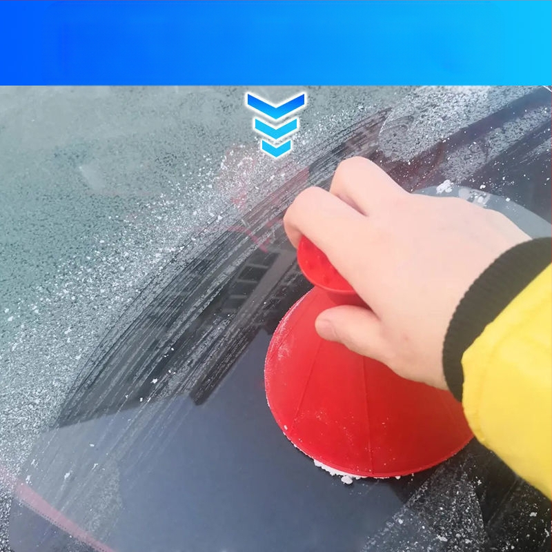 Plastmasas auto sniega lāpsta ar stikla atkausēšanu un ledus skrāpēšanas funkciju ziemas tīrīšanai