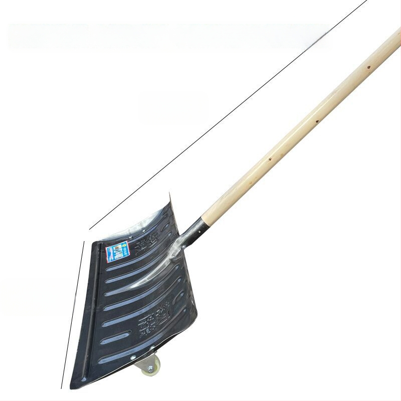 Sniego šluotelė su ratu, Suntory, tankus mangano plienas, žemės ūkio sniego valymas